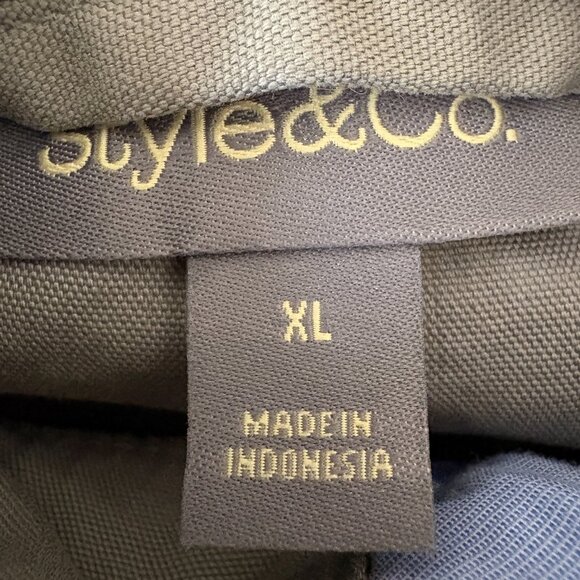 Macy's Exclusive Style & Co. Hooded Parka NWOT XL - Picture 2 of 2